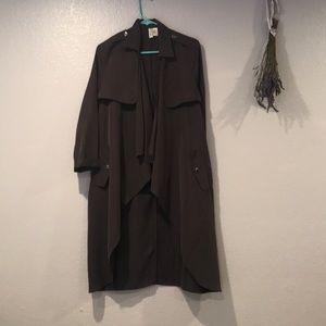 Long trench style duster